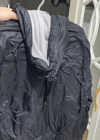 Siyah Fermuarlı Street Style Kadın Ceket - Görsel 6