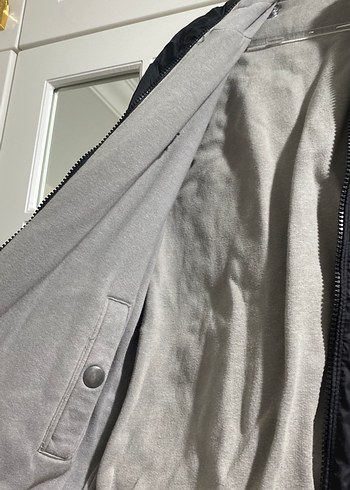 Siyah Fermuarlı Street Style Kadın Ceket - Görsel 5