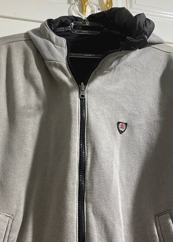 Siyah Fermuarlı Street Style Kadın Ceket - Görsel 9