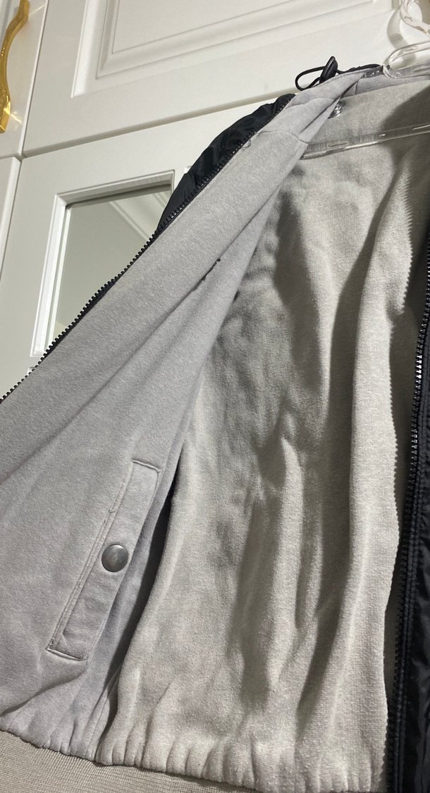 Siyah Fermuarlı Street Style Kadın Ceket - Görsel 5