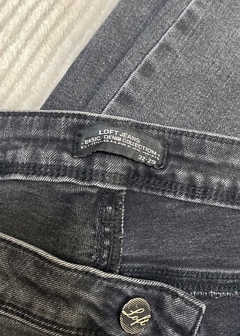 Gri Normal Boy Kadın Denim Pantolon - Görsel 2