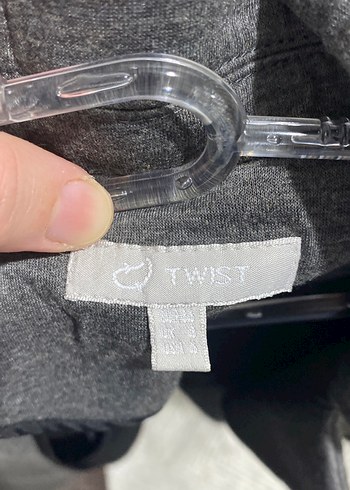 Gri Kadın Fermuarlı Midi Ceket - Görsel 4