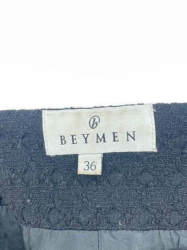 36 Beden siyah Renk Beymen Blazer %70 İndirimli.