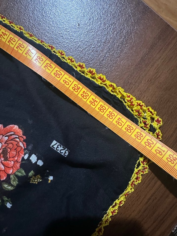 Boncuk Oyalı Yazma - Görsel 3