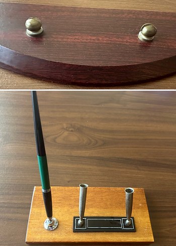 Ahşap Tabanlı Koyu Renkli Kalem Seti - Görsel 2