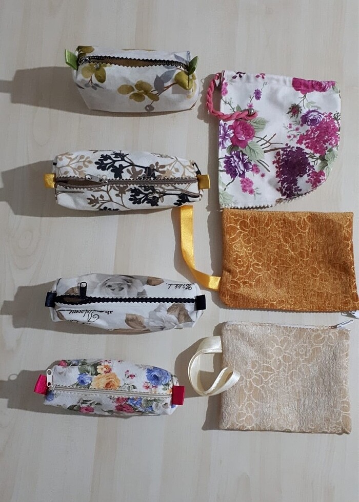 Renkli kalemlik ve makyaj çantaları - Görsel 2