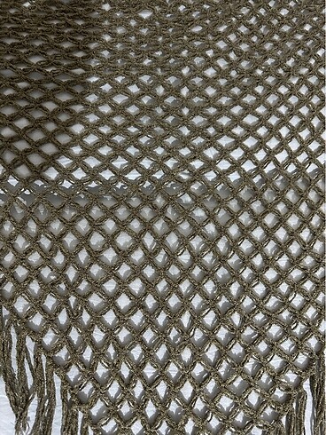 Gri üçgen omuz şalı #şal #omuzşalı - Görsel 6