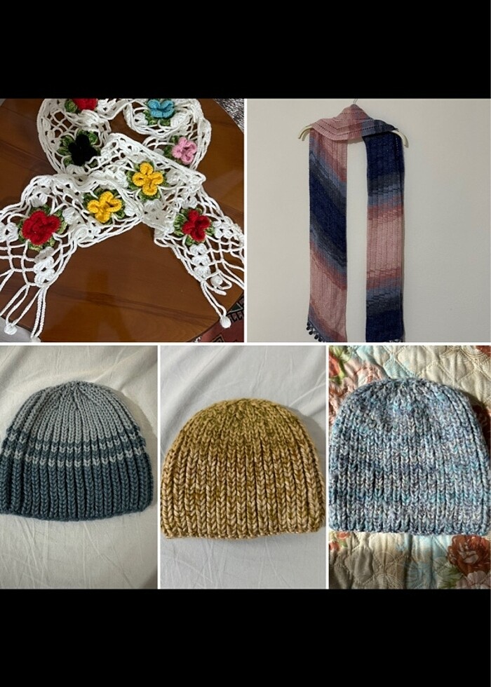 Gri üçgen omuz şalı #şal #omuzşalı - Görsel 3