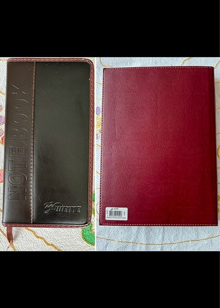 Deri not defteri kılıfı - Görsel 2