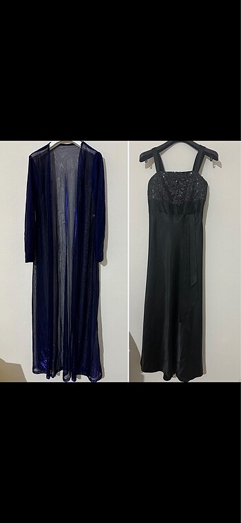 Siyah uzun abiye - Görsel 3