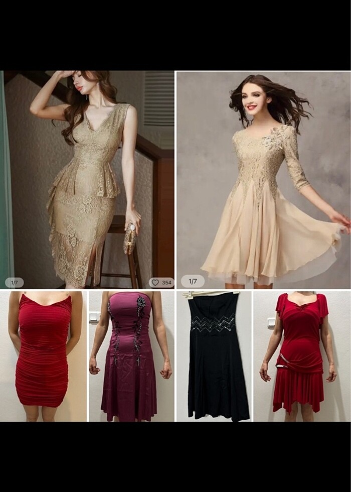 Siyah uzun abiye - Görsel 2