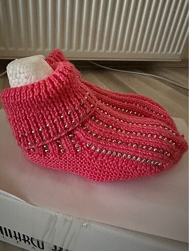 El yapımı şık örgü çorap - Görsel 4