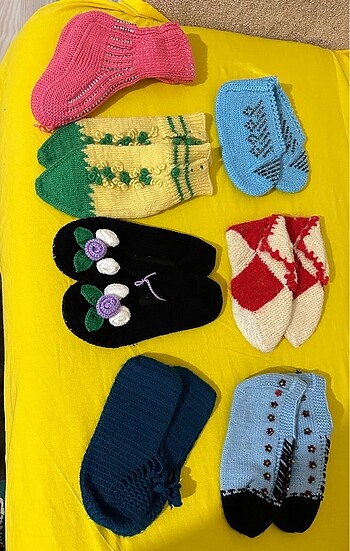 El yapımı şık örgü çorap - Görsel 2