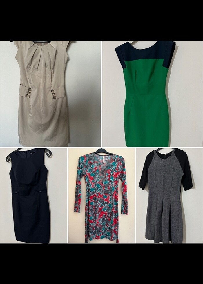 Dantel çiçek detaylı şık abiye - Görsel 3