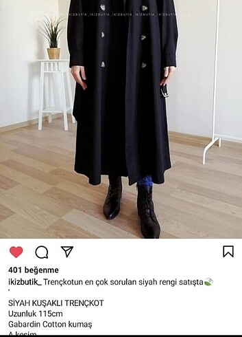 Siyah Trençkot