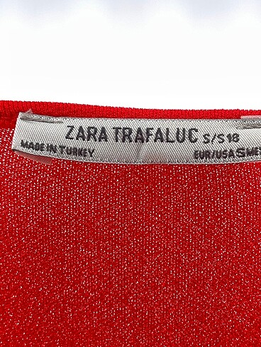 s Beden kırmızı Renk Zara Bluz %70 İndirimli.