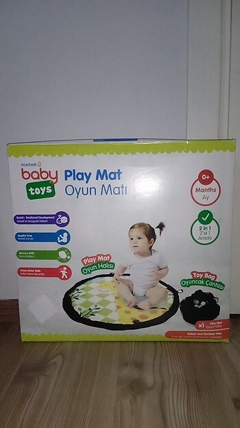 Baby Toys Oyun Matı 2'si 1 arada