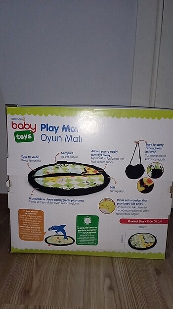 Baby Toys Oyun Matı 2'si 1 arada