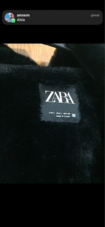 Zara zara kadın mont