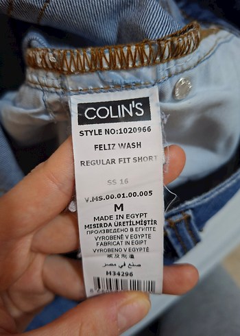 Erkek Lacivert Kot Şort - Görsel 4