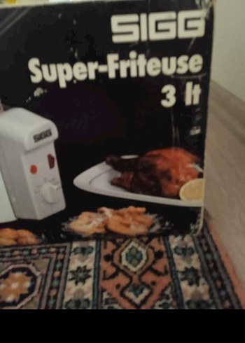 Diğer Beyaz Parlak SIGG Super-Friteuse 3 lt