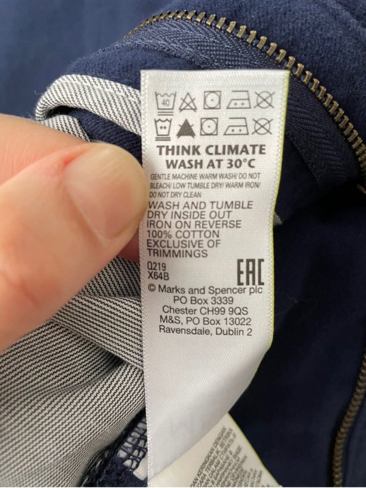 Lacivert Marks and Spencer Kışlık erkek Pantolon — görsel 5/6