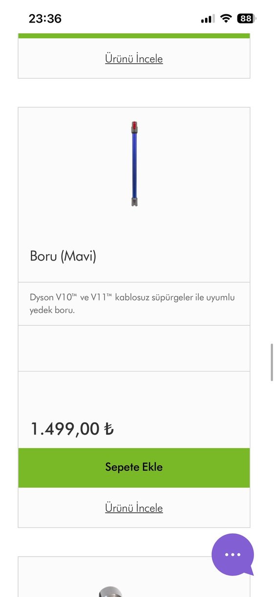 Dyson süpürge borusu - Görsel 2