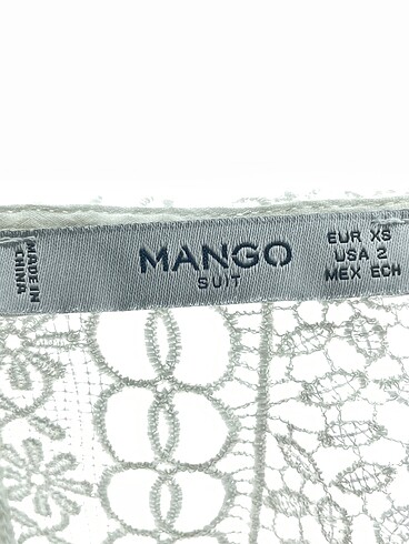 xs Beden beyaz Renk Mango Bluz %70 İndirimli.