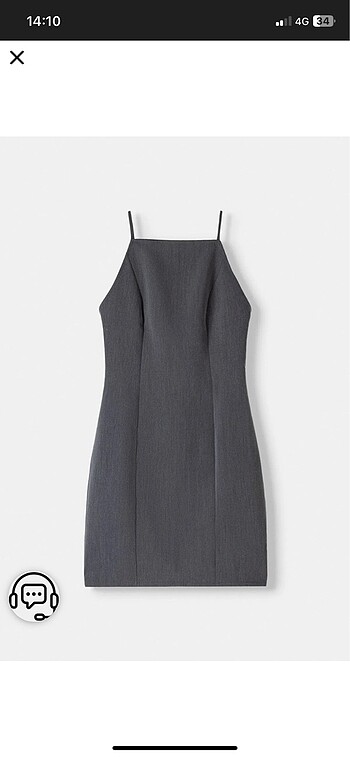 Bershka Bershka gri elbise