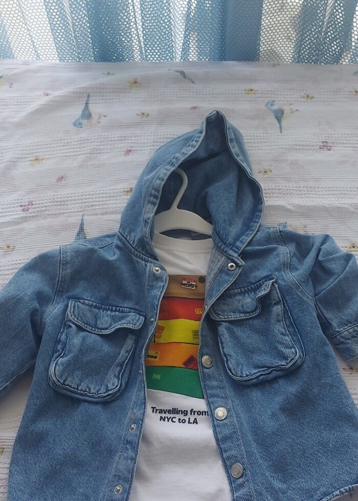 ZARA ÇOCUK KOT GÖMLEK CEKET - Görsel 4