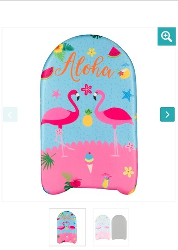 Çocuklar için Flamingo Desenli Yüzme Tahtası - Görsel 2