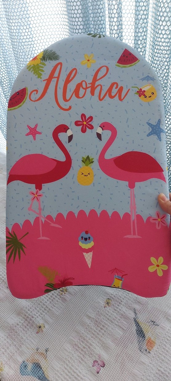 Çocuklar için Flamingo Desenli Yüzme Tahtası - Görsel 3