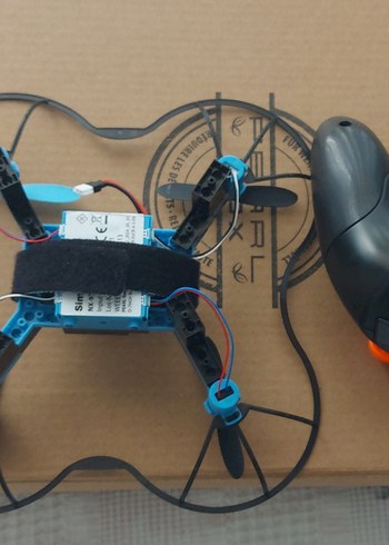 Mavi Uzaktan Kumandalı Mini Drone Model Kiti - Görsel 9