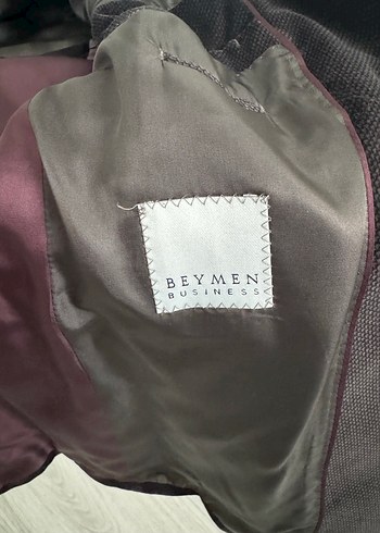 Erkek Gri Düğmeli Regular Fit Kadife Ceket  Beden 50/ 4 drop - Görsel 4