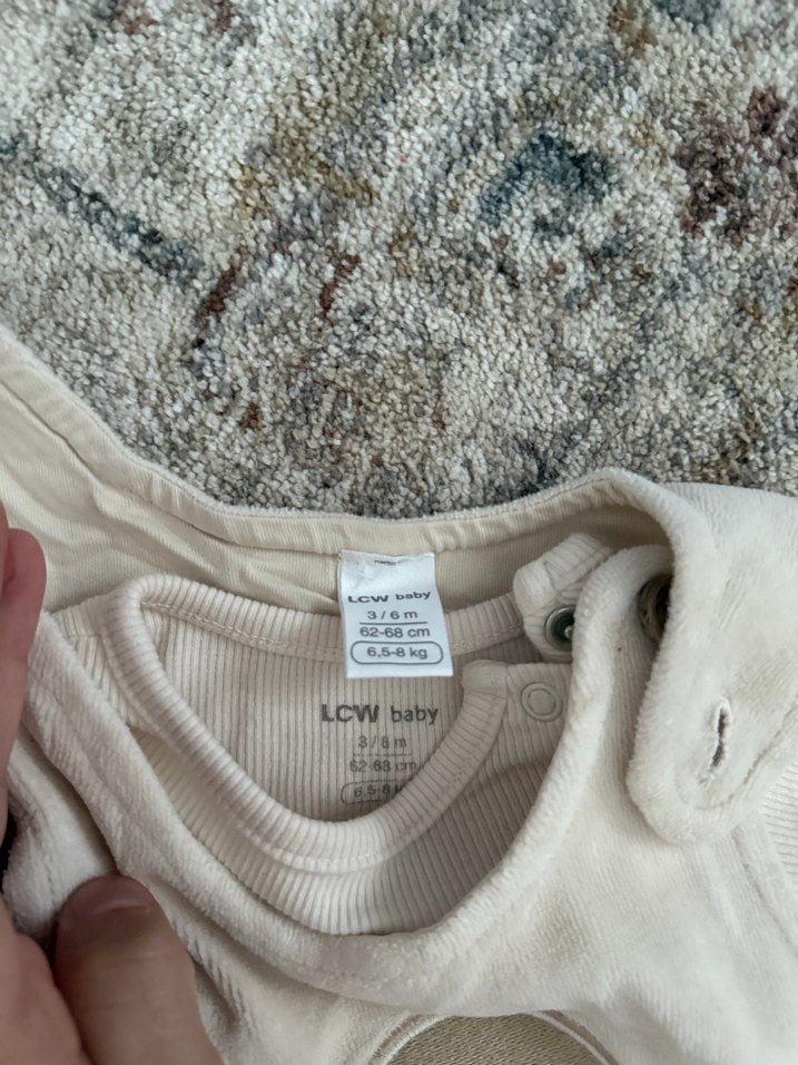 LCW Gri Uzun Kollu Bebek Body - Görsel 2