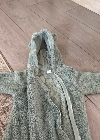 LCW Bebek Peluş Tulum Kapüşonlu - Görsel 5
