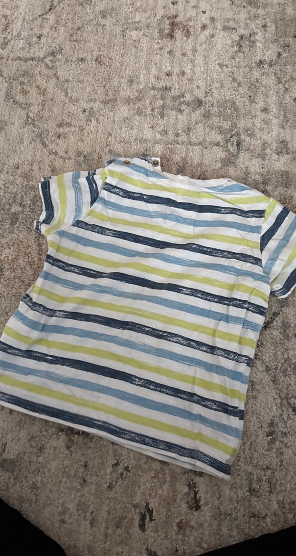 Hm Çizgili Pamuklu Erkek Çocuk Tişört - Görsel 3