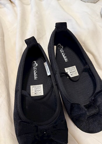 Kız Çocuk Siyah Bağcıklı Babet Ayakkabı - Görsel 2