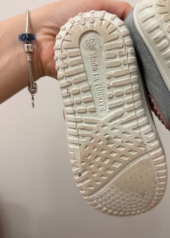 Gezer Kız Çocuk Pembe Cırtlı Spor Ayakkabı - Görsel 4