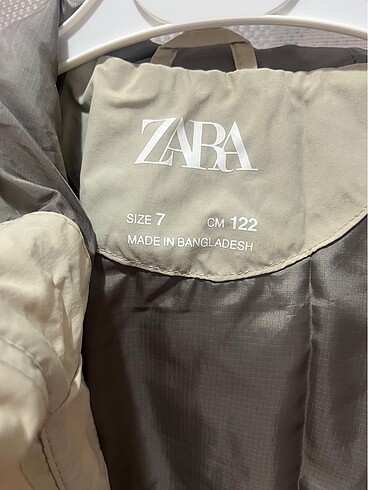 7 Yaş Beden Zara ceket