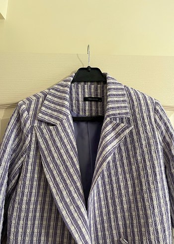 Lila Blazer Ceket - Görsel 3