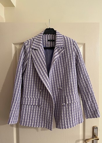Lila Blazer Ceket - Görsel 2