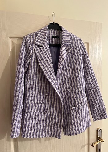 Lila Blazer Ceket - Görsel 4