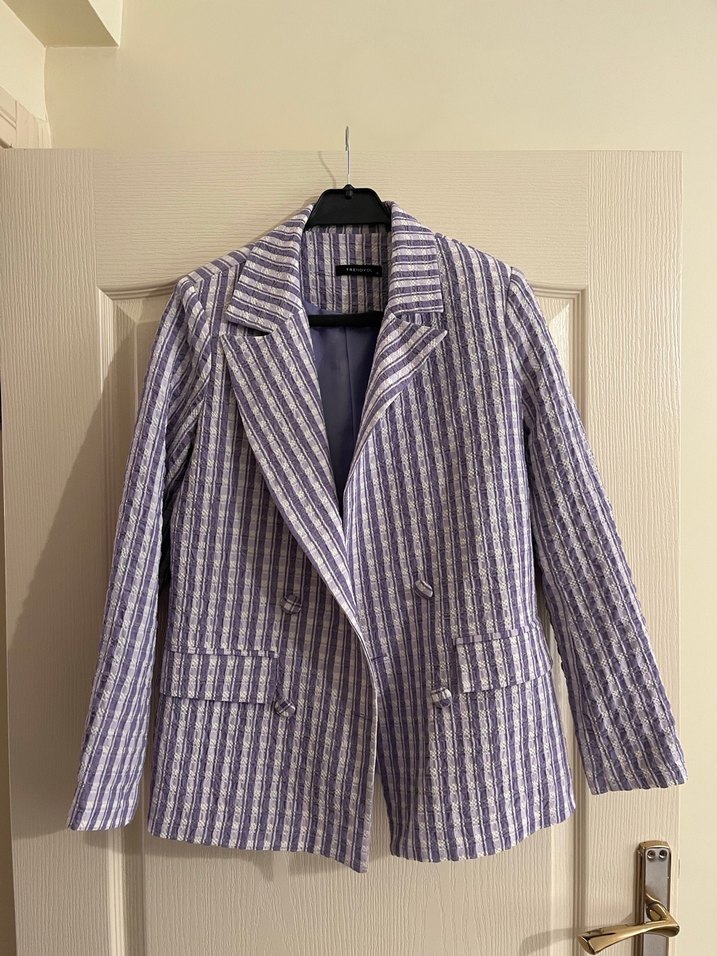 Lila Blazer Ceket - Görsel 2