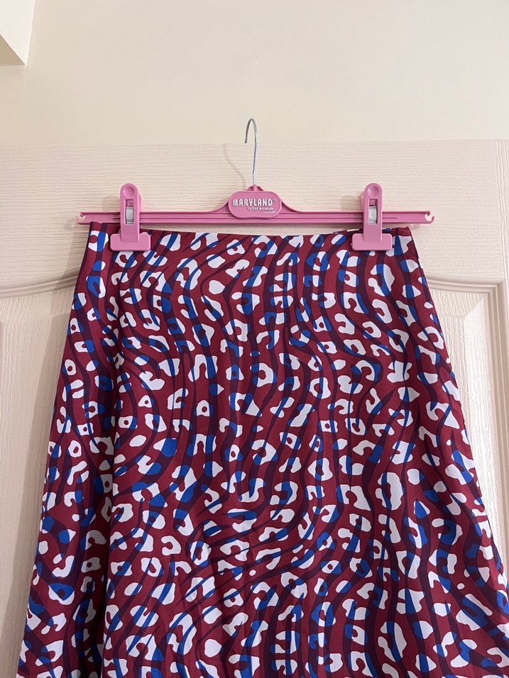 Saten Midi Etek - Görsel 2