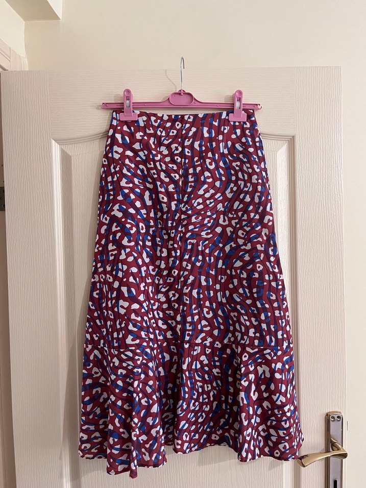 Saten Midi Etek - Görsel 3