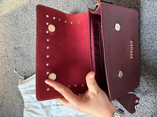 Beymen Beymen burgundy renk çanta