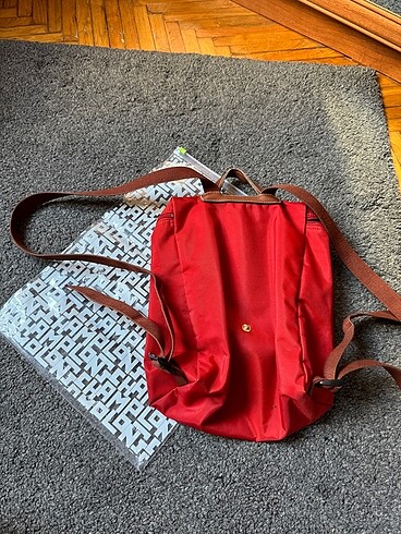 Longchamp Longchamp kırmızı sırt çantası