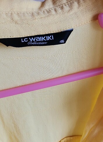 LC Waikiki Sarı gömlek tunik