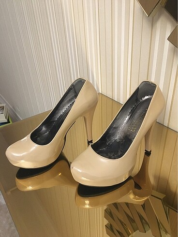 35 Beden camel Renk Nude platform ayakkabı